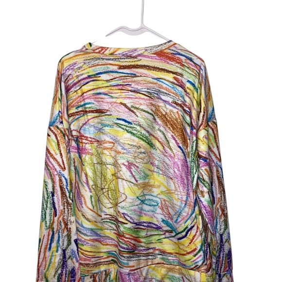 Graphic large sweatshirt - Picture 2 of 4